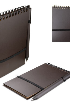 Mini Caderno A6 Capa em PP c/ Caneta