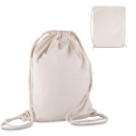 Sacola/Mochila em algodão 145g/m² (41x33x10cm)