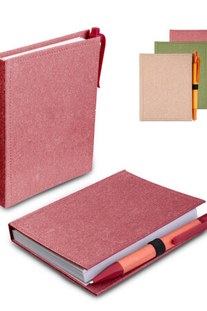 Mini Caderno A6 com caneta (13x11cm)
