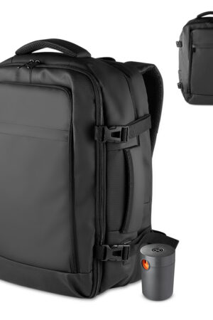 Mochila com Compartimento a Vácuo e Expansor
